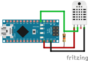 DHT 22 or AM2302 – Temperature and Humidity sensor | Code Bank sensor ssh wiring diagram 